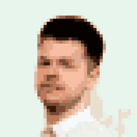 Pixel-art portrait of Teodor